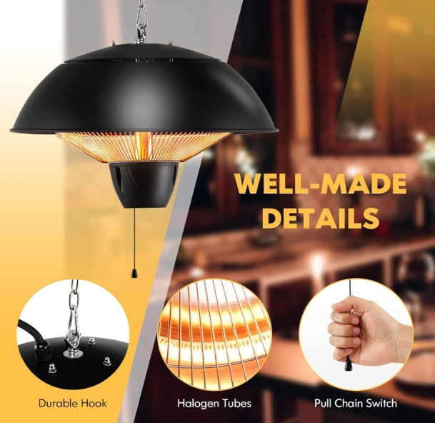 Timer electric heater
