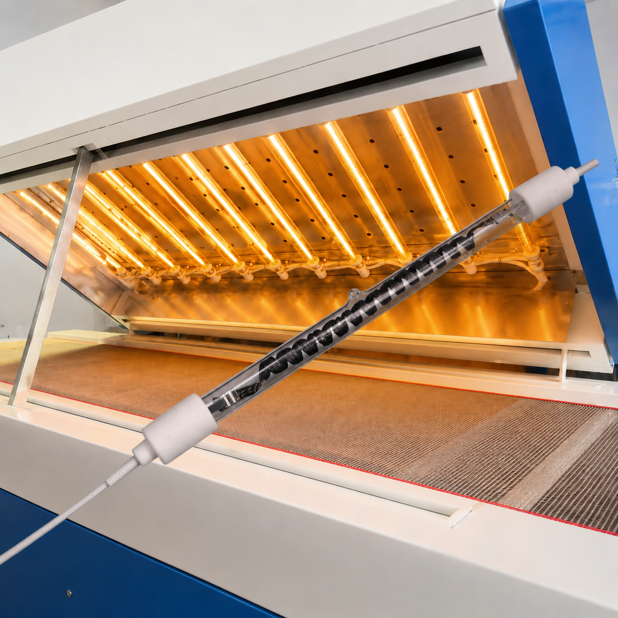 Optimizing Infrared Lamp Design for Industrial Dyeing and Printing Workshops