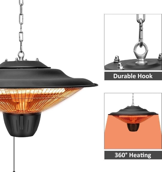 Fake flame heater