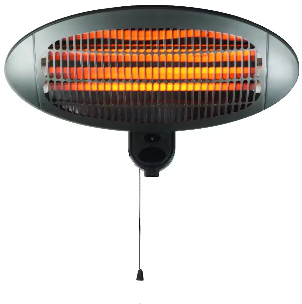 Recessed infrared ceiling heater